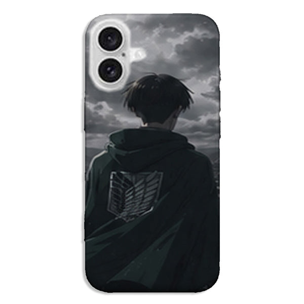 Coque Levi Ackerman Dos aux Murs Attaque des Titans - coque silicone manga iPhone Samsung