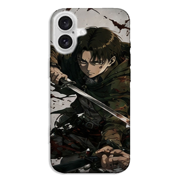 Coque Levi Ackerman Lame Sanglante Attaque des Titans - coque silicone manga iPhone Samsung