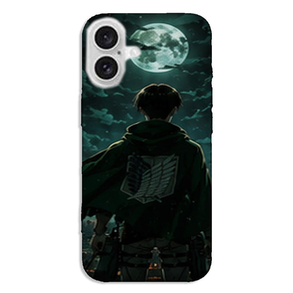 Coque Levi Ackerman Pleine Lune Attaque des Titans - coque silicone manga iPhone Samsung