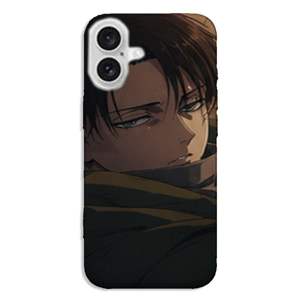 Coque Levi Ackerman Regard Melancolique Attaque des Titans - coque silicone manga iPhone Samsung
