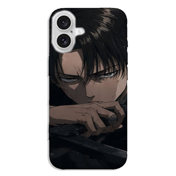 Coque Levi Ackerman Silence Mortel Attaque des Titans - coque silicone manga iPhone Samsung