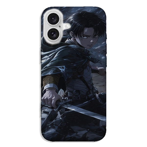 Coque Levi Ackerman Tempete Bleue Attaque des Titans - coque silicone manga iPhone Samsung