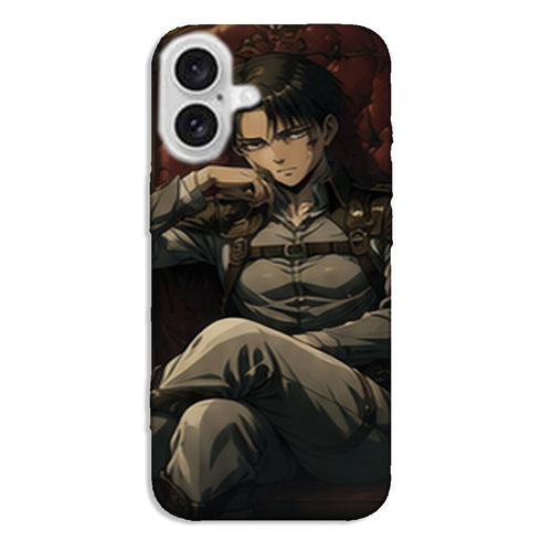 Coque Levi Ackerman Trone du Caporal Attaque des Titans - coque silicone manga iPhone Samsung
