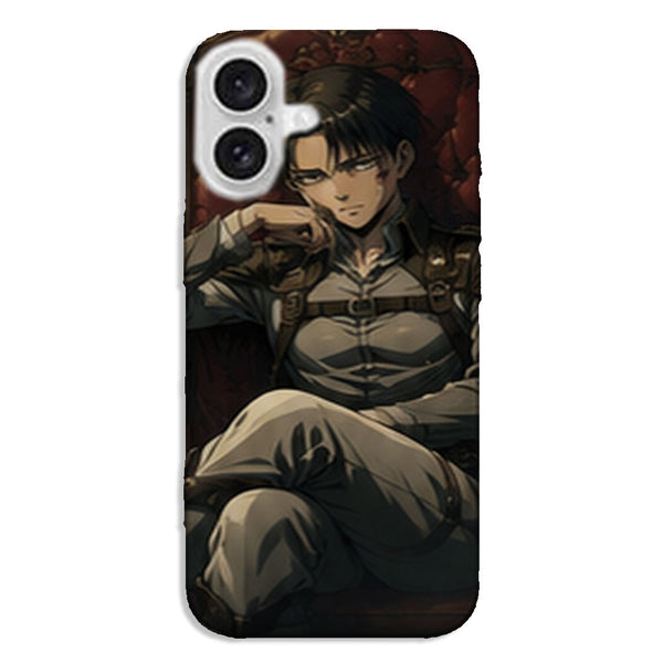 Coque Levi Ackerman Trone du Caporal Attaque des Titans - coque silicone manga iPhone Samsung