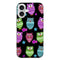Coque pour iPhone 16 Funky owls