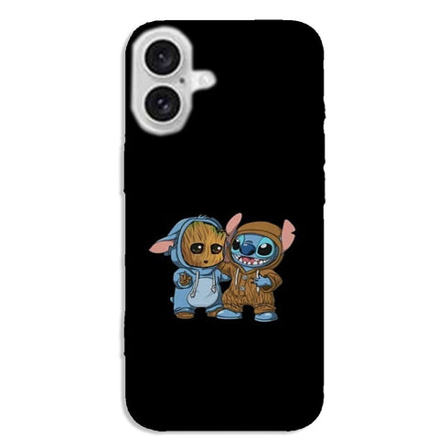 Coque iPhone 16 Groot x stitch
