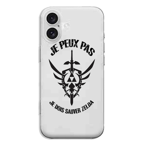 Coque de iPhone 16 I Can't I Have Zelda