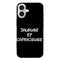 Coque pour iPhone 16 Jalouse Capricieuse