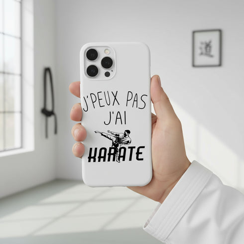 karaté, coque de tél portable iPhone 16 en silicone antichocs, collection sport pour smartphone Apple iPhone 16