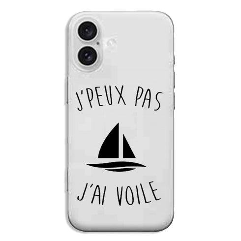 Coque iPhone 16 Je peux pas j'ai Voile