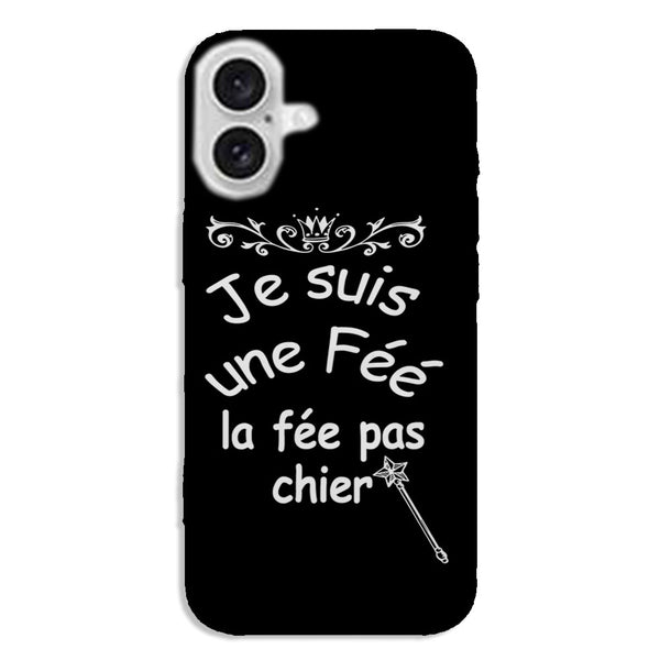Coque iPhone 16 Je suis une Fee