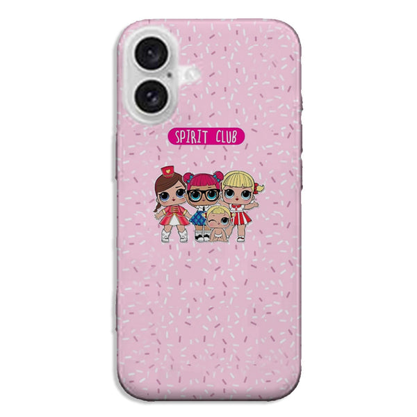 Coque iPhone 16 Lol Surprise Dolls Cartoon