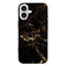 Coque iPhone 16 Goldfinger Marbre