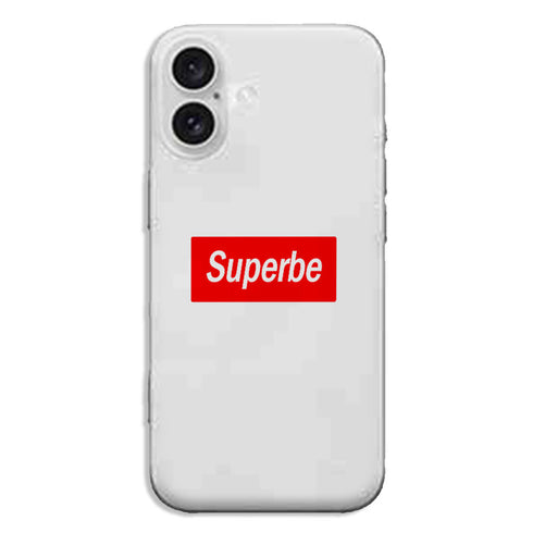 Coque iPhone 16 Message Humour Supreme Parody