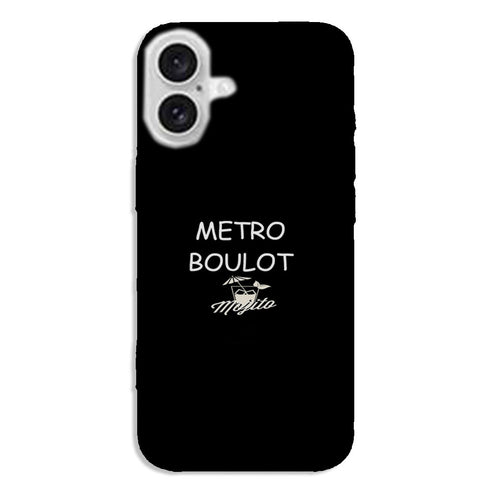 Coque iPhone 16 Metro Boulot Mojito