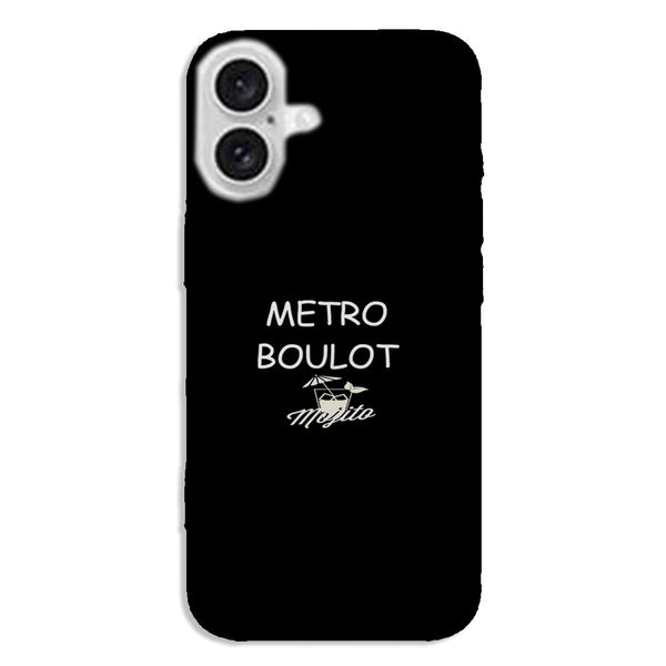 Coque iPhone 16 Metro Boulot Mojito