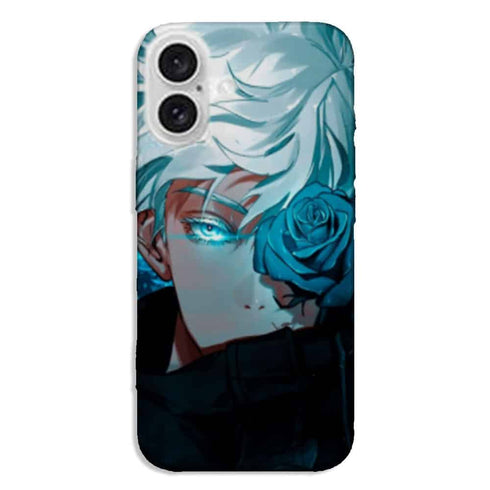 Coque iPhone 16 Mignon Satoru Gojo