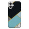 Coque pour iPhone 16 Minimal Blue Style
