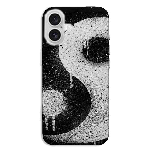 Coque iPhone 16 Ying Yang Paint