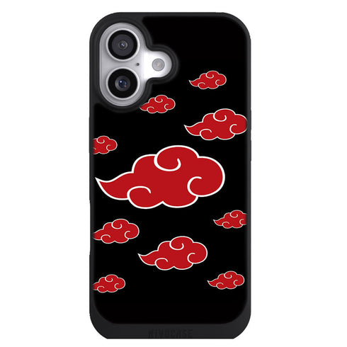 Coque iPhone 17 Manga Akatsuki Nuages - MaCoquePerso