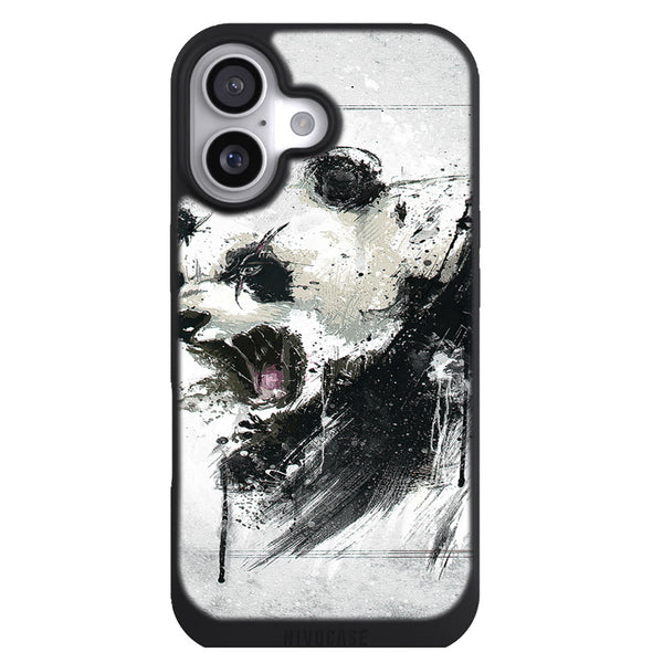Coque iPhone 17 Animaux Angry Panda - MaCoquePerso