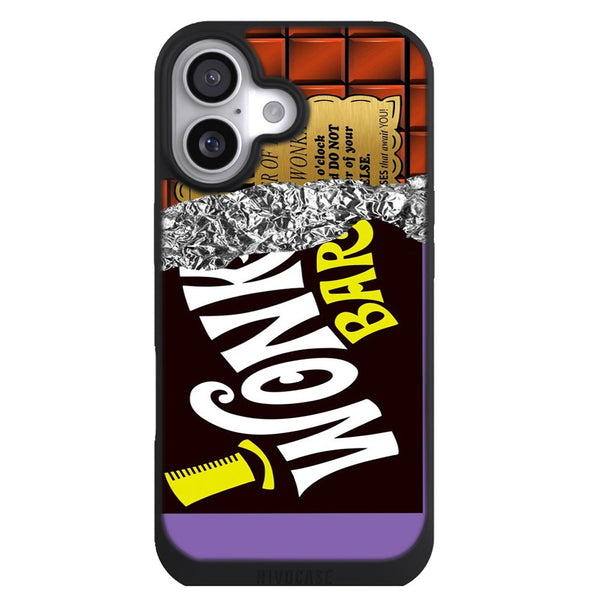 Coque iPhone 17 Aesthetic Billet d'or de Wonka au chocolat - MaCoquePerso