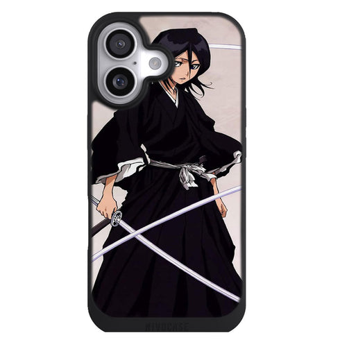 Coque iPhone 17 Manga Bleach Kuchiki Rukia - MaCoquePerso