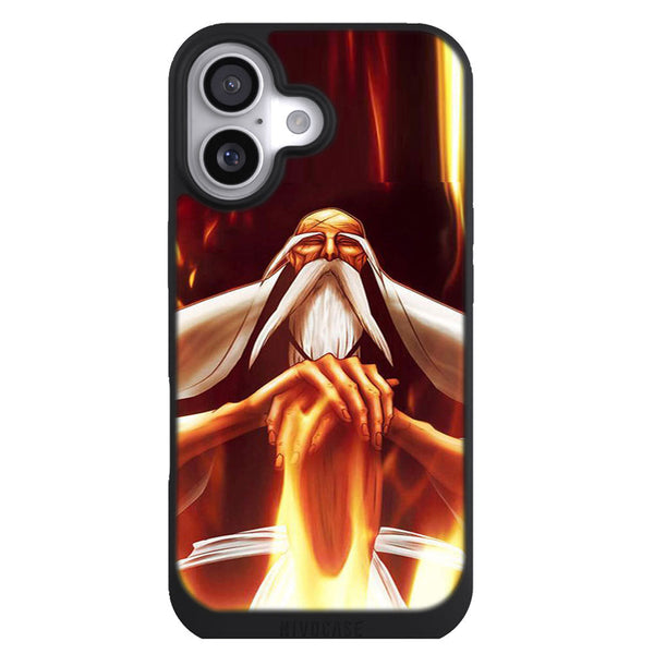 Coque iPhone 17 Manga Bleach Yamamoto Zanpakuto - MaCoquePerso