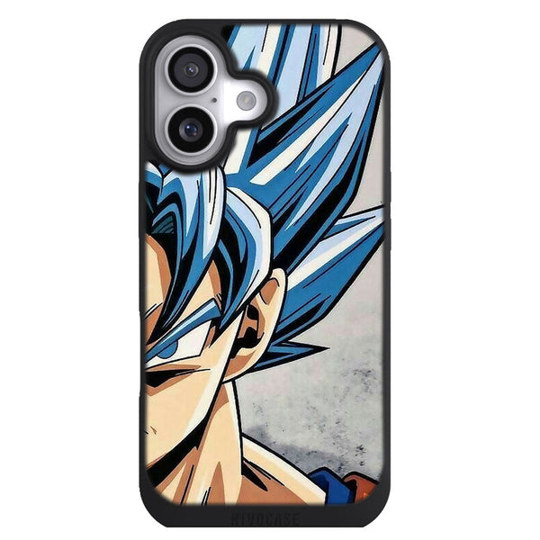 Coque iPhone 17 Manga Blue Sangoku - MaCoquePerso