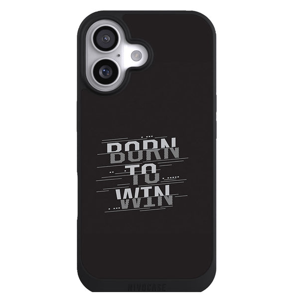 Coque iPhone 17 Aesthetic Born To Win - MaCoquePerso
