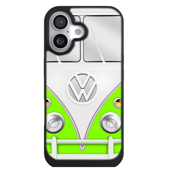 Coque iPhone 17 Vehicules Camping Car Vert - MaCoquePerso
