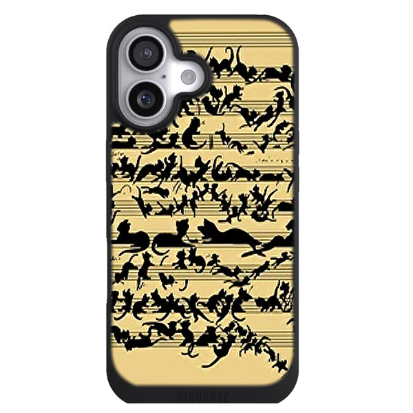 Coque iPhone 17 Animaux Clef musicale pour chat - MaCoquePerso