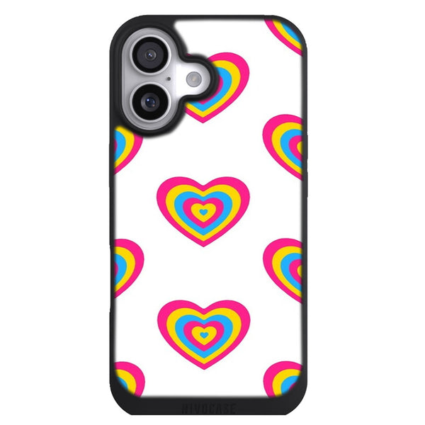 Coque iPhone 17 Adolescent Coeur Powerpuff pansexuel - MaCoquePerso