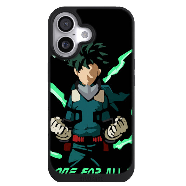 Coque iPhone 17 Manga Deku One For All - MaCoquePerso