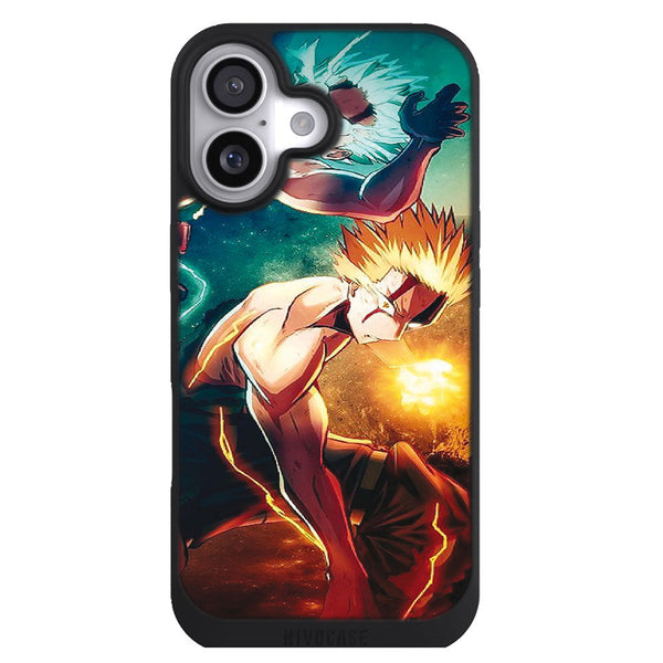 Coque iPhone 17 Manga Deku & Kacchan My Hero Academia - MaCoquePerso