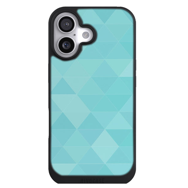 Coque iPhone 17 Aesthetic Diams Bleu - MaCoquePerso