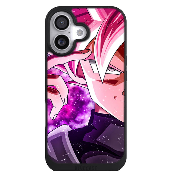 Coque iPhone 17 Manga Dragon Ball Super Black SS Rosé - MaCoquePerso