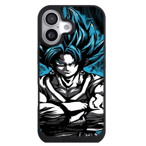 Coque iPhone 17 Manga Dragon Ball Super Goku SSJ God - MaCoquePerso