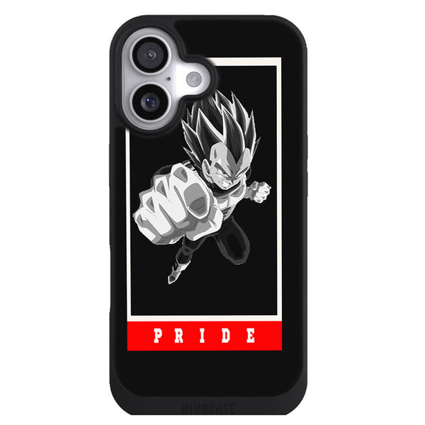 Coque iPhone 17 Manga Dragon Ball Z Vegeta Pride - MaCoquePerso