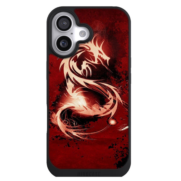 Coque iPhone 17 Aesthetic Dragon Rouge - MaCoquePerso