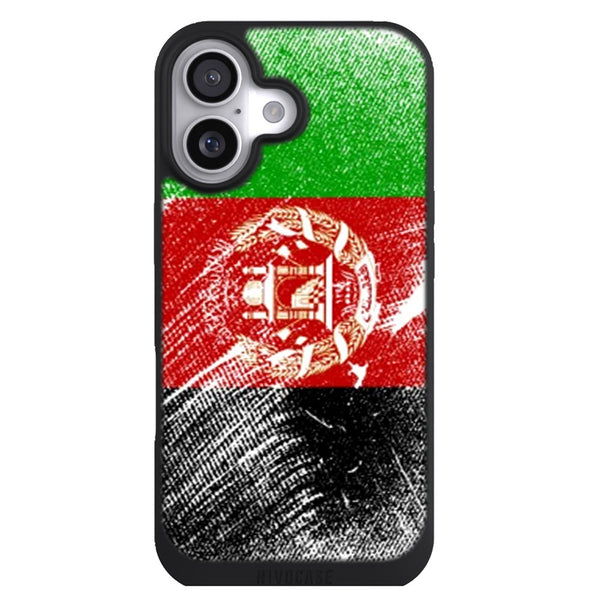 Coque iPhone 17 Drapeaux Drapeau Afghanistan vintage - MaCoquePerso