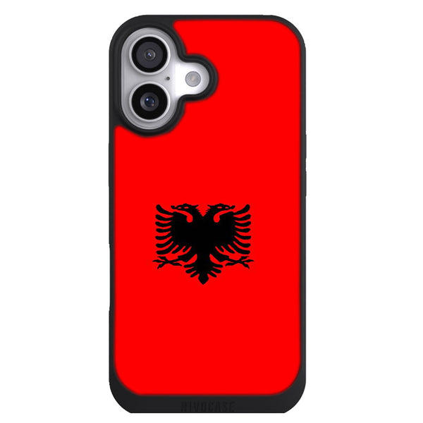 Coque iPhone 17 Drapeaux Drapeau Albanie - MaCoquePerso