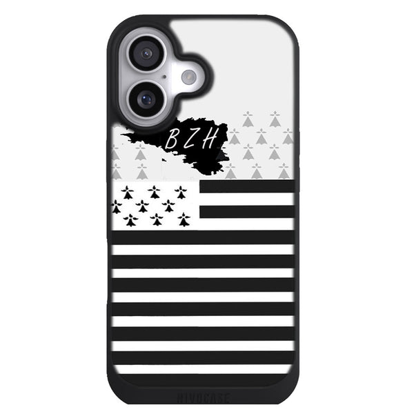 Coque iPhone 17 Drapeaux Drapeau Breizh - MaCoquePerso