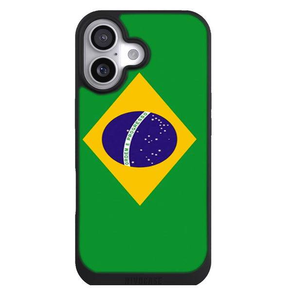 Coque iPhone 17 Drapeaux Drapeau Bresil - MaCoquePerso