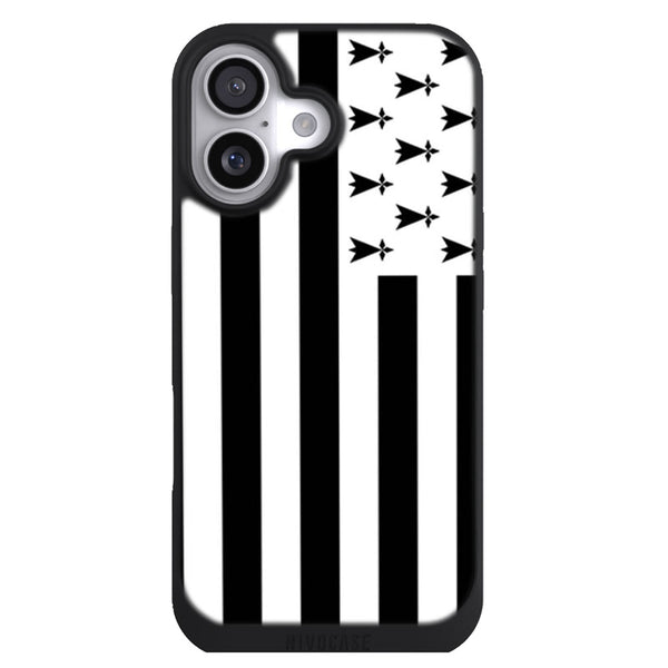 Coque iPhone 17 Drapeaux Drapeau Bretagne - MaCoquePerso