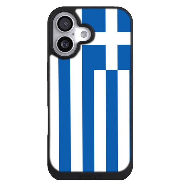 Coque iPhone 17 Drapeaux Drapeau Grece - MaCoquePerso
