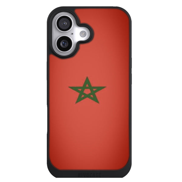 Coque iPhone 17 Drapeaux Drapeau Maroc Vintage - MaCoquePerso