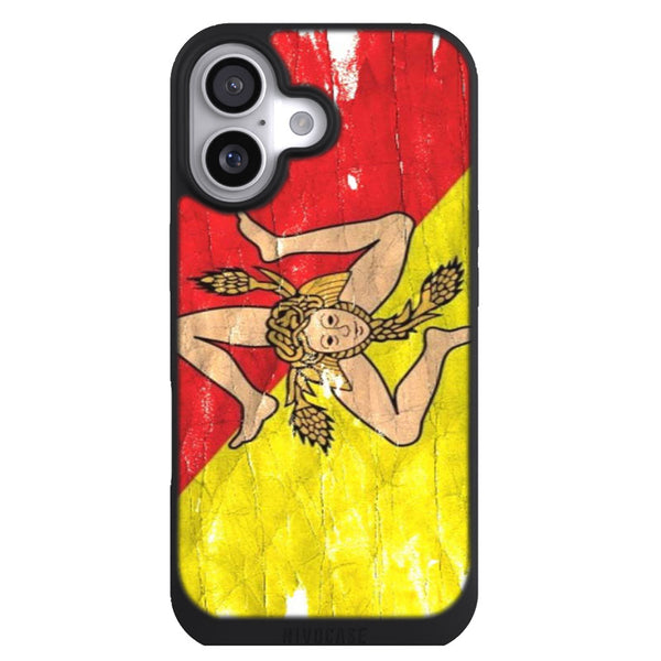 Coque iPhone 17 Drapeaux Drapeau Sicile VINTAGE - MaCoquePerso