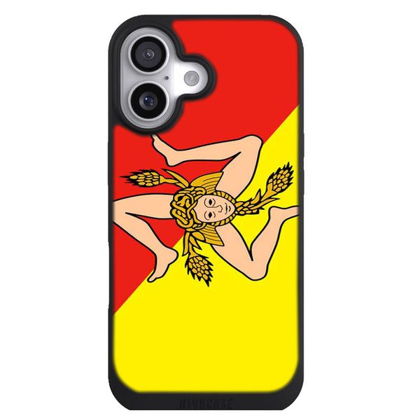 Coque iPhone 17 Drapeaux Drapeau Sicile - MaCoquePerso