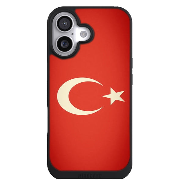 Coque iPhone 17 Drapeaux Drapeau Turquie Vintage - MaCoquePerso